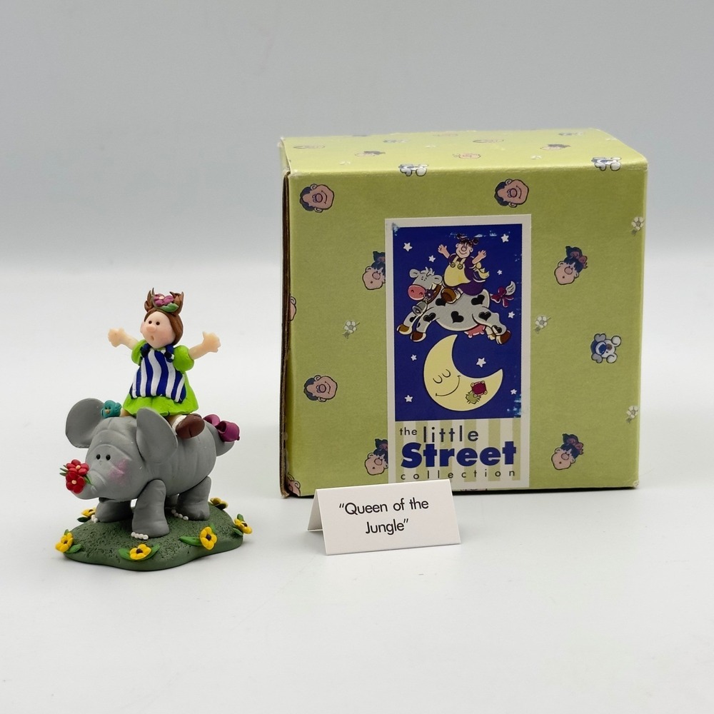 Coynes & Company Little Street Queen of the Jungle Elephant Figurine EW1303 1999